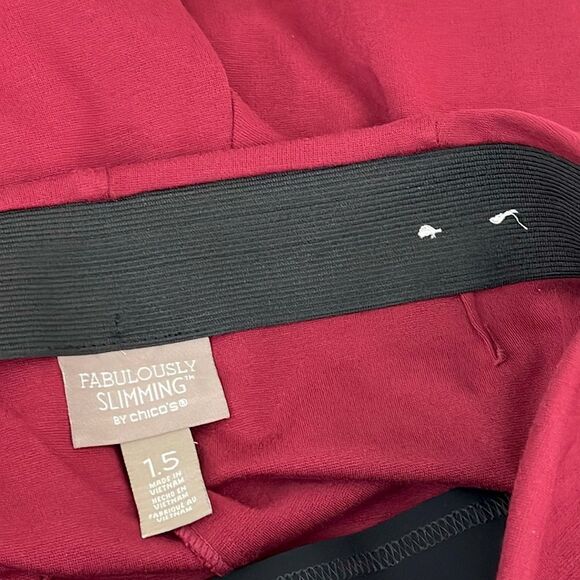 Chico’s Fabulously Slimming Juliet Ankle Pants Size 1.5 (10) NWOT - Picture 9 of 14